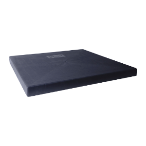 Equipment Pad, 24" x 24" x 3" Black Plastic EcoPad*