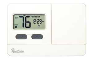 Digital Thermostat, 2H/1C Programmable 5+2 Day Battery Economy Series*