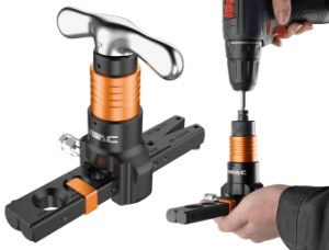 Flaring Tool, Hand or Drill-Powered for Tube Sizes 3/16" - 3/4" OD