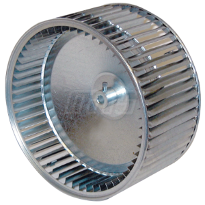 Blower Wheel, Double-Inlet CW 1/2"Bore