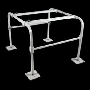Dual Fan Mini-Split Stand, 24" Steel Quick-Sling