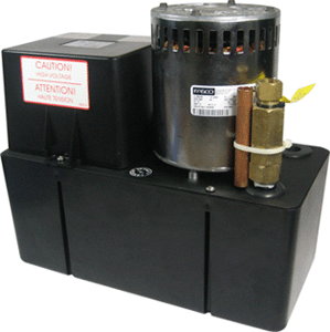 Condensate Pump, 115V 50'Lift 476gph@1' 1/5 hp Industrial HT