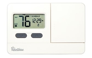 Digital Thermostat, 1H/1C Programmable 5+2 Day Battery Economy Series