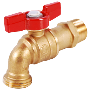 Ball Valve, 3/4" Male Brass Hose Bibb T-537