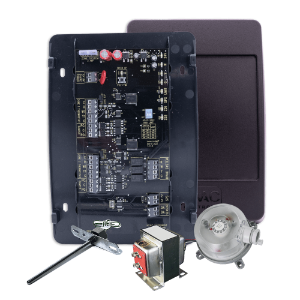 2-Zone Control Panel Kit 1-Heat/1-Cool with ESP for Residential Single Stage Equipment (includes Static Pressure Sensor, Duct Temperature Sensor & 40VA Transformer)