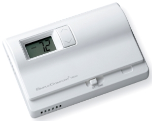 Thermostat, 1H/1C Single Non-Programmable Hardwired Simple Comfort