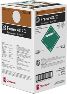 Refrigerant, R407C 25# Dispose-A-Can Freon