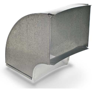 Sheet Metal Duct, 26" x 10" 26 Gauge Vertical 90 Degree Elbow