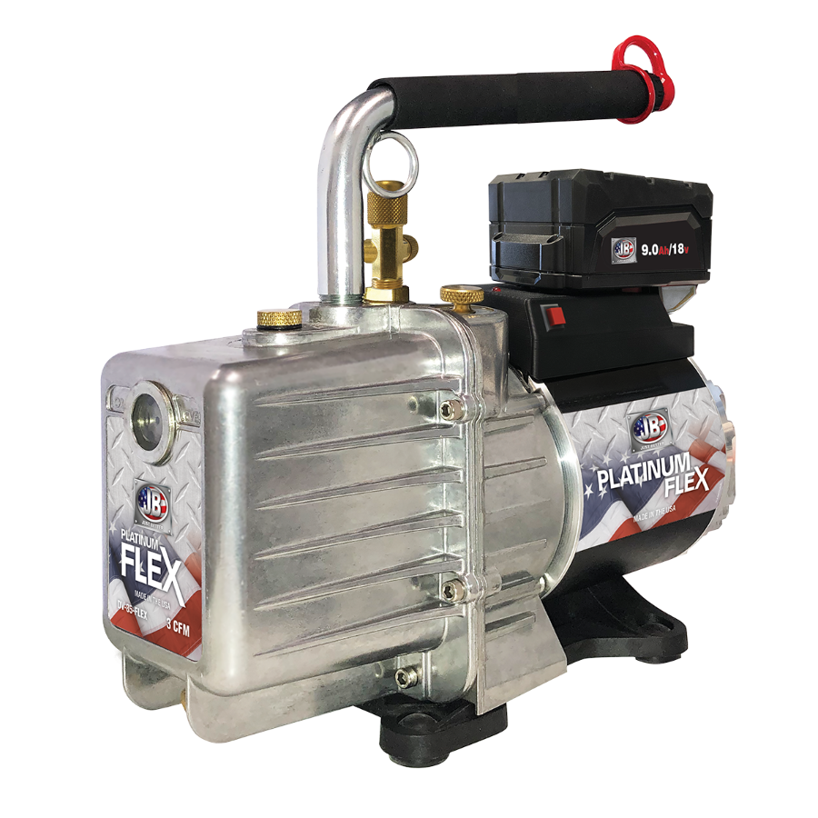 Vacuum Pump, 3 CFM 1/2 hp AC/Battery Powered PLATINUM FLEX*