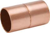 Copper Coupling, 7/8" OD (C x C) Rolled Stop WC-400
