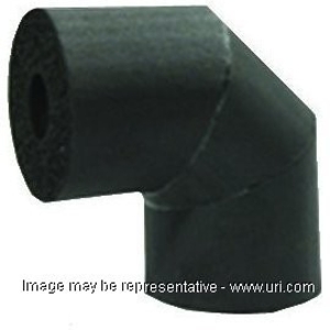 Armaflex Fitting, 1" Wall x 2-5/8" ID Black 3-Piece 90 Degree Elbow