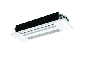 Indoor Unit, 18 MBH Recessed Ceiling Cassette HP Single-Zone 230/1 M-Series (Grille not included, use # MLP-444WU)