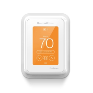 Smart Thermostat, 3H/2C Heat Pump 2H/2C Conventional 7-Day/5-1-1/5-2 Day Programmable Hardwire White T10+ Pro w/ RedLINK 3.0 Room Sensor*