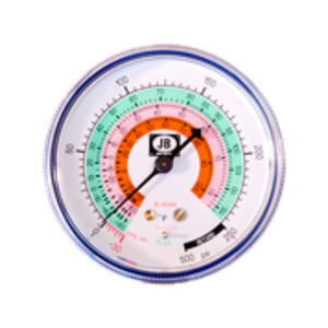 Compound Gauge, 2-1/2" Dial 1/8" MPT 500 psi R22/R404/R410A Steel Case