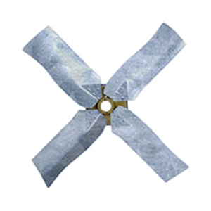 Fan Blade, 26" 4-Blade CW 38 Degree Pitch Galvanized Hubless KH/KC Fan