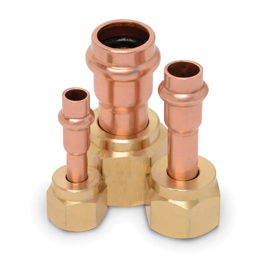 Copper Adapter, 5/8" SAE Flare ZoomLock MAX MZKF10HNBR