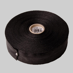 Duct Strap, 1-3/4" x 100 yard Roll Black Woven Polypropylene