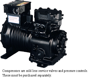Compressor, 208-230/3 Semi-Hermetic 1-1/8" S x F R12