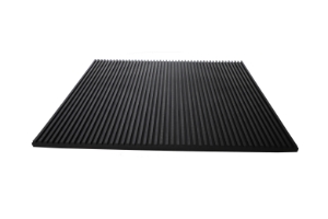Anti-Vibration Pad, 12" x 12" x 3/8" Rubber
