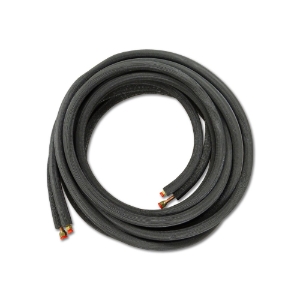 Line Set, 1/4" x 1/2" x 100' Insulation 1/2" Ductless Coated Black w/ Flare Fittings