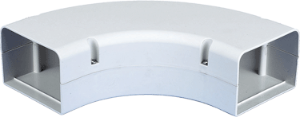 Long Radius Bend, 4" 90 Degree Flat Elbow SpeediChannel
