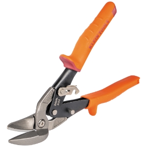 Aviation Snips, Offset Left-Cutting w/ Spring-Action Lock for One-Handed Opening