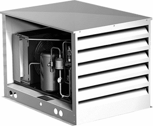 Condenser Hood, 18.7" x 20.2" x 24.3" FFAP-10Z FlexiLine Scroll