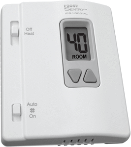 Garage Thermostat, 1H Gas/Oil/Electric Non-Programmable Vertical FrostCentury*