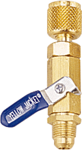 Ball Valve, Vacuum/Charge 3/8" SAE Male Flare x 3/8" Female Flare
