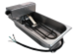 Condensate Pan, 240V 1000W 4.5 quart Capacity 8 gpd 13" x 7" x 4" Commercial