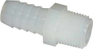Nylon Adapter 5/8inBarbed x 3/4inMPT