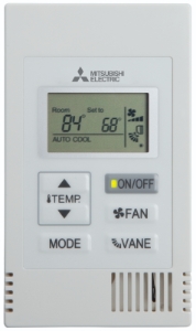 Remote Controller, Simple MA for Use w/ CityMulti/MP Series