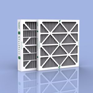 Pleated Air Filter, 24" x 24" x 2" Synthetic MERV8 Z-Line Carbotron