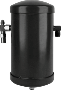 Receiver, Liquid Refrigerant Vertical 3/8" In 1/2" Out 16 lbs